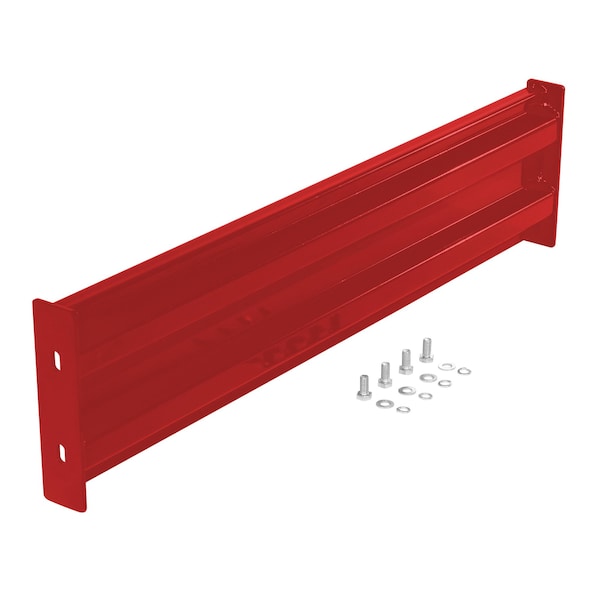Vestil Bolt-On Style Guard Rail 4 Ft Red GR-F2R-BO-4-RD - main